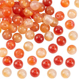 1 Strand Natural Red Agate Beads Strands, Round, Grade A, 6mm, Hole: 1mm, about 62pcs/strand, 14.5 inch