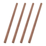 Round Walnut Wooden Sticks, Dowel Rods, for Children Toy, Building Model Material, Macrame Craft Supplies, BurlyWood, 40x1.8cm