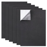 Adhesive EVA Foam Sheets, For Art Supplies, Paper Scrapbooking, Cosplay, Halloween, Foamie Crafts, Black, 210x300x5mm