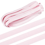 6M Polyester Satin Ribbons, for Webbing Dress Zipper Replacements, Pink, 5/8~5/8 inch(15~17mm), about 6.56 Yards(6m)/Roll