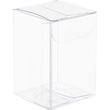 40Pcs Rectangle Transparent Plastic PVC Box Gift Packaging, Waterproof Folding Box, for Toys & Molds, Clear, Box: 4x4x6cm, 40pcs