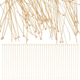 100Pcs 304 Stainless Steel Ball Head Pins, for Jewelry Making, Golden, 22 Gauge, 50x0.6mm, Head: 1.8mm