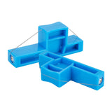 Angle Cutting Clay Tool, with Wire Bevel Cutter, for Ceramics Sculpting Trimming Tool, Dodger Blue, 7x2.8x1.5cm