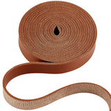 PU Imitation Leather Cord, for Clothing, Flat, Peru, 12.5x1.8mm, about 2.19 Yards(2m)/Roll
