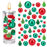 Christmas Theme DIY Jewelry Making Finding Kit, Including Opaque Resin Tree Display Decorations, Plastic Imitation Pearl Beads, Mixed Color, 152Pcs/bag