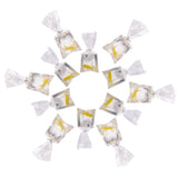 12Pcs Resin Pendants, Goldfish Water Bag Shape, Yellow, 54.5x23.5x10.5mm, Hole: 2.5mm, 12pcs