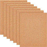 Self-Adhesive Cork Sheets, Rectangle Coaster Cork Backing Sheets for Wall Decoration, Party, BurlyWood, 29.7x21x0.5cm