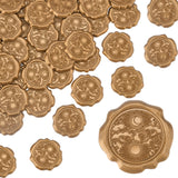 60Pcs Adhesive Wax Seal Stickers, Envelope Seal Decoration, for Craft Scrapbook DIY Gift, Weather Pattern, 30mm