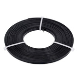 Aluminum Wire, Flat, Black, 5x1mm, about 32.8 Feet(10m)/roll