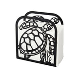 Iron Napkin Holder, Black, 125x50x135mm