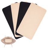 4Pcs 2 Colors Felt Inserts Bag Bottom, Cushion Pad, Rectangle, Mixed Color, 25x13x0.45cm, 2pcs/color