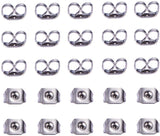 304 Stainless Steel Ear Nuts, 5x3.5x2mm, Hole: 0.8mm