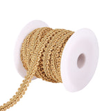 Braided Polyester Cord, for Costume DIY Crafts Sewing Jewelry Making, Goldenrod, 14x2mm, about 14yards/roll