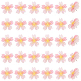 Sakura Shape Drawing Pin, Resin & Iron Push Pins, Pink, 26x14.2mm, 30pcs/box