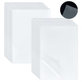 A5 PET Protective Film, Plastic Lamination Sheet, for Photo Frame, Rectangle, White, 214x148x0.3mm, 100 sheets/bag