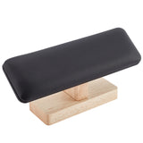 PU Leather Bracelet Display Stands, with Bamboo Chassis, Black, 19.5x5x8.9cm
