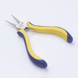 45# Carbon Steel Round Nose Pliers, Hand Tools, Ferronickel, Stainless Steel Color, 12.1x8.6x1.7cm