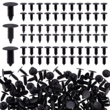 150Pcs 3 Styles Plastic Multi-Use Gauge Rivets, Honeycomb Laser Engraving Machine Pin, Push Screw Rivets, Black, 22.5~23x17.5~19mm, 50pcs/style