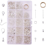 Metal Jewelry Findings Sets, Platinum,  17.4x10x2.15cm