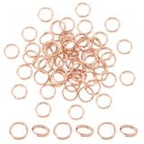 60Pcs 304 Stainless Steel Split Rings, Double Loops Jump Rings, Rose Gold, 5x1mm, Inner Diameter: 3.7mm, Single Wire: 0.5mm