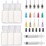 Plastic Fluid Precision Blunt Needle Dispense Tips, Plastic Injection Syringe(without needle) and Stainless Steel Fluid Precision Blunt Needle Dispense Tips, Mixed Color, 6.8x5.2x1.1cm