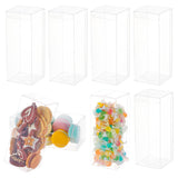 PVC Plastic Gift Storage Case, Gift Packaging Supplies, Rectangle, Clear, 7x7x18cm