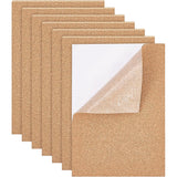 Self-adhesive Sticker Cork Board, Wall Tiles, Peru, 30x21.3x0.3cm, 6 sheets