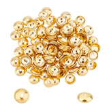 304 Stainless Steel Bead Caps, Apetalous, Golden, 4x1.5mm, Hole: 0.8mm, 150pcs