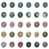 Natural Indian Agate European Beads, Large Hole Beads, Rondelle, 10x4.5mm, Hole: 4mm, 30pcs/box