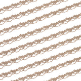 10 Yards Gold Metallic Lace Trim, Craft Ribbon for Bridal, Costume, Jewelry, Crafts and Sewing, Tan, 3/4 inch(20mm)