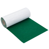 Polyester Felt Sticker, Self Adhesive Fabric, Rectangle, Green, 25x0.1cm, about 4m/roll