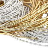 40G 2 Color Indian Wire, Copper Wire for Jewelry Making, Matte, Round, Matte Silver Color, 1x1mm, 20g/color