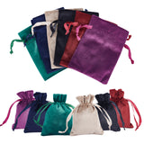 12Pcs 6 Colors Velvet Bags Drawstring Jewelry Pouches, Candy Pouches, for Wedding Shower Birthday Party, Mixed Color, 12x9cm, 2pcs/color