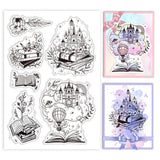 Custom PVC Plastic Clear Stamps, for DIY Scrapbooking, Photo Album Decorative, Cards Making, Book, 160x110x3mm