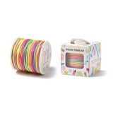 Nylon Thread, Colorful, 0.8mm, about 98.43yards/roll(90m/roll)