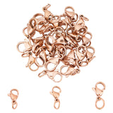 304 Stainless Steel Lobster Claw Clasps, Rose Gold, 30pcs/box