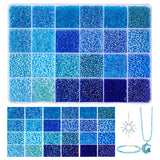 24000Pcs 24 Style 12/0 Glass Seed Beads, Round, Mixed Color, 2~2.5x1.5~2mm, Hole: 0.8~1mm, 1000pcs/style