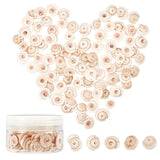 Natural Spiral Shell Red Lip Shell Beads, PeachPuff, 17~20x9.5~17mm, Hole: 1.2mm