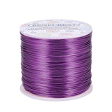 Round Aluminum Wire, Purple, 20 Gauge, 0.8mm, about 770.99 Feet(235m)/roll