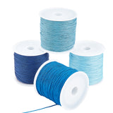 4 Roll 4 Color Nylon Thread, Nylon String Jewelry Bead Cord for Custom Woven Jewelry Making, Mixed Color, 0.8mm, about 49.21 yards(45m)/roll, 1pc/color