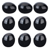 Natural Black Obsidian Beads, Tumbled Stone, No Hole/Undrilled, Nuggets, 20~28x21x19~23mm, about 6pcs/bag