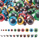 Craft Plastic Doll Eyes Stuffed Toy Eyes, Mixed Color, 8~30mm, 12 style, 4pairs/style, 48 pairs