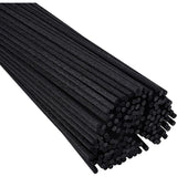 120Pcs Fiber Diffuser Replacement Sticks, Rattan Sticks, Black, 250x3mm