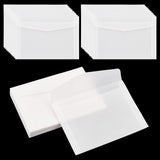 Translucence Paper Envelopes, Blank Envelope, Rectangle, White, 125x175x0.5mm