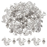 60Pcs 2 Style Alloy Charms, Cadmium Free & Lead Free, Squirrel & Acorns, Antique Silver, 14~21x7~21.5x3.5~6mm, Hole: 2mm, about 30pcs/style