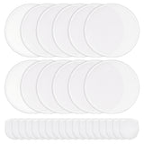 Nylon Foldable Flying Disc or Fan with Storage Bag Assortment, White, 250x2mm