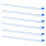 Plastic Reusable Cling Film Slide Cutter, for Food Wrap, Aluminum Foil and Wax Paper, Film Dispenser, Royal Blue, 380x9.5x23mm