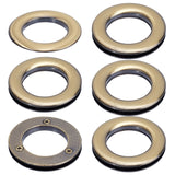 4Pcs Alloy Eyelet Grommets for Bag, Screw-in Style, Round Ring, Bag Loop Handle Connector Rings, Purse Accessories, Antique Bronze, 4.1x0.55cm, Inner Diameter: 2.55cm