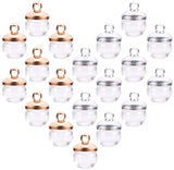 DIY Pendant Making, with Mechanized Blown Glass Globe Beads and Brass Pendant Bails, Mixed Color, 10.8x7.4x1.8cm, 8mm and 8x6mm, 100pcs/box