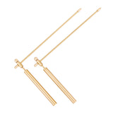 Brass Dowsing Rods for Energy Water Seeking, Compass, Magnetic Field Guide Tool, Golden, 131x207x10mm
